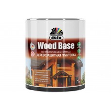 Грунт для защиты древесины Dufa Wood Base с биоцидом бесцветная 1 л.
