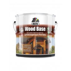 Грунт для защиты древесины Dufa Wood Base с биоцидом бесцветная 10 л.