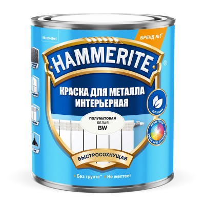 Краска для металлических поверхностей интерьерная Hammerite база BW 0,9 л.