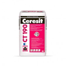 Смесь штукатурно-клеевая для минераловатных плит Ceresit CT 190 25 кг.