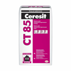 Смесь штукатурно-клеевая для пенополистирольных плит Ceresit CT 85 25 кг.