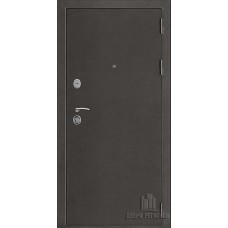 Дверь входная Галеон 2, цвет темное серебро антик, панель - галеон цвет сандал светлый