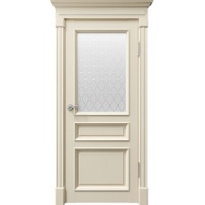 Дверь межкомнатная  Римини (Rimini) 80001 керамик серена остекленная